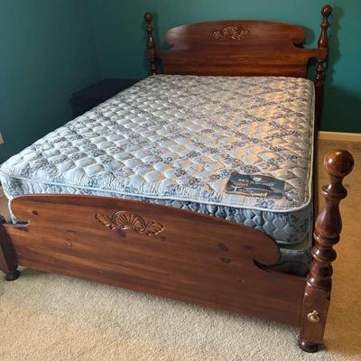 Wooden Convertible Four Poster Bed