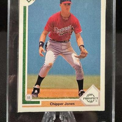 1991 Score #671 Chipper Jones Rookie Card – Atlanta Braves