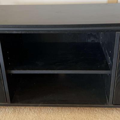 Black Wood-Like Entertainment Center 
