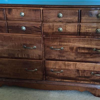 Six Drawer Wooden Dresser