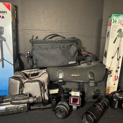 Nikon N5004S, Sony Handycam, Camera Lenses, Tripods, And More