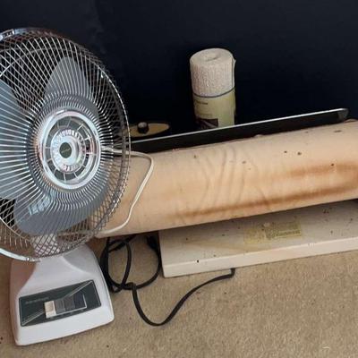 Vintage Sears Rotary Iron And Advantage Oscillating Fan