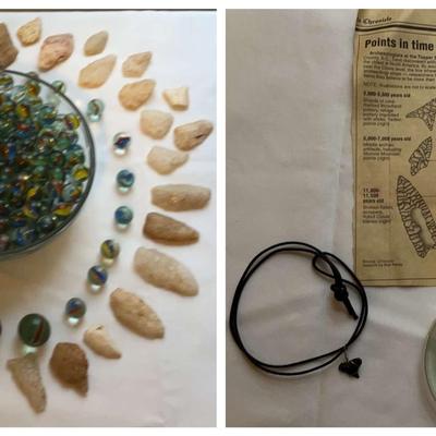 Arrow Heads And Marbles