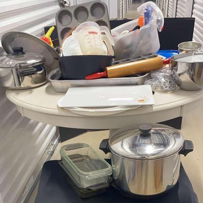 Bakeware, Cast Iron Skillets And Revere Ware