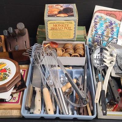 Kitchen Utensils, Knife Sets, Napkin Rings, Trivets, And More