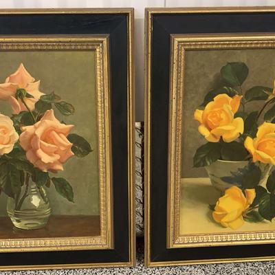 “Study Of Roses” By J.B. Stouter 