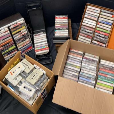 Large Collection of Cassette Music: 80s-90s Country, Rock & More