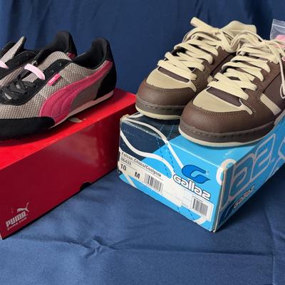 Puma Maya BLK/Purple/Gray & Galla2 Falcon In Brown / Pink - Women's Size 10