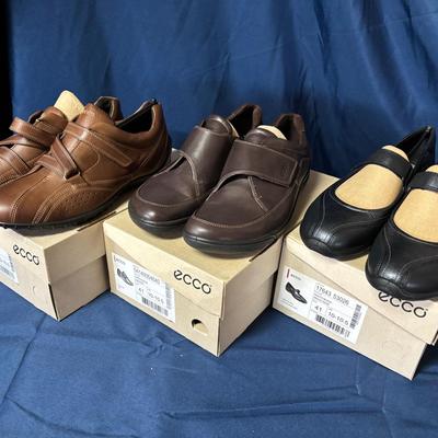 Ecco Charm In Cocoa Brown & Flair In Coffee & Mary Jane In Black Women's Size 10-10.5