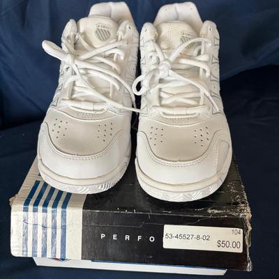 K-Swiss Grancourt II WHT-SILVER Sneaker Women's Size 11
