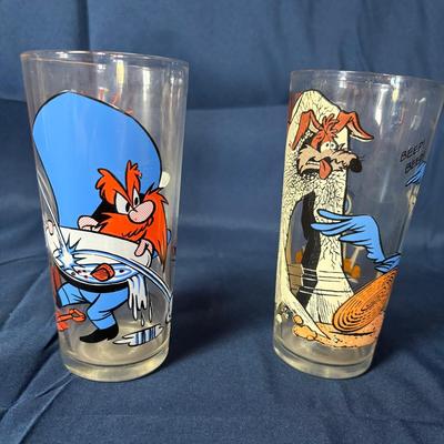 1976 Pepsi Collector Series 12 Oz Glasses (2)