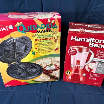 Quesadilla & Margarita Night" - Rival Quesadilla Maker & Hamilton Beach Wave Station Express Blender