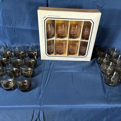 Vintage Libbey 3 Sets Of Glassware
