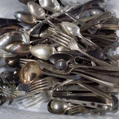 Silverplate flatware