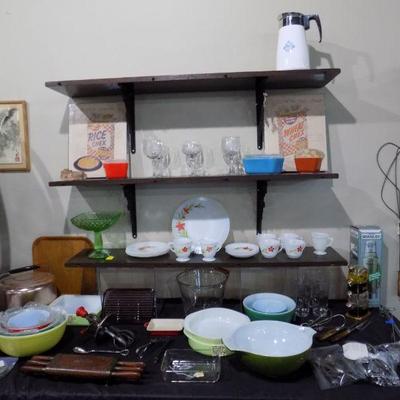 Pyrex, Corningware, McBeth Evans Petalware
