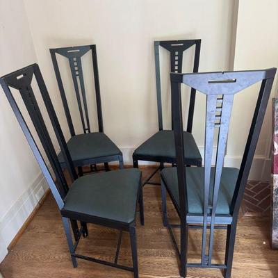 Giorgetti side back of chairs