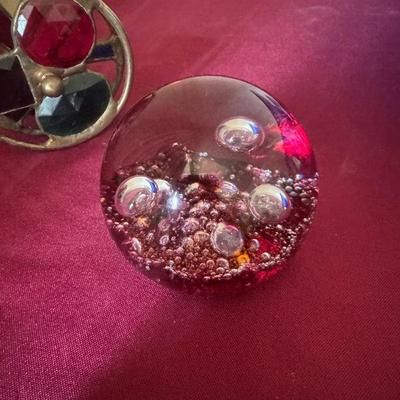 Selkirk glass weight