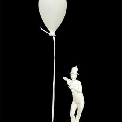 Goebel clown glass balloon