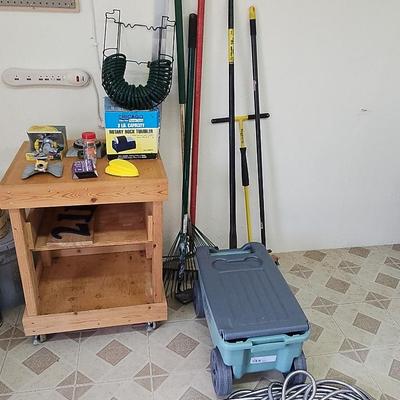Rolling Carts And Garden Tools