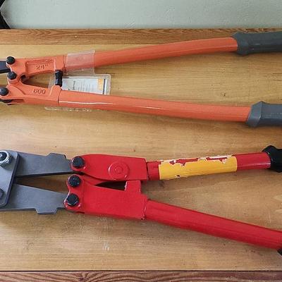 Bolt Cutters and Swagging Tool