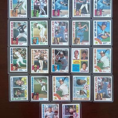 1984 Topps Baseball Cards. Don Mattingly, Darryl Strawberry Rookie, Nolan Ryan and More