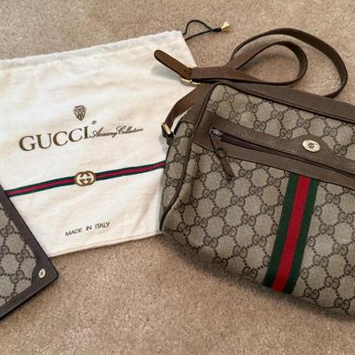 Vintage Gucci ‘Accessory Collection’ Purse w/ Wallet & Dust Bag, Authenticated