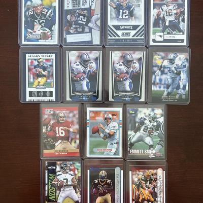 Vintage Baseball Cards. Tom Brady, Joe Montana, Barry Sanders and More