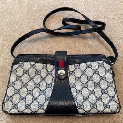 Vintage Gucci Shoulder Or Crossbody Bag/Purse, Authenticated