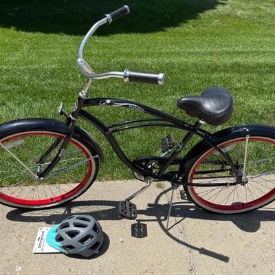 Micargi USA Tahiti Adult Bicycle With 26” Tires & New Schwinn Helmet