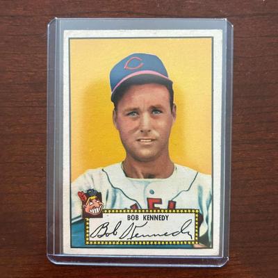 1952 Topps Baseball Card. Bob Kennedy #77 Red Back