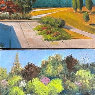 Larry Griggs Oil Landscape Paintings, Unsigned 
