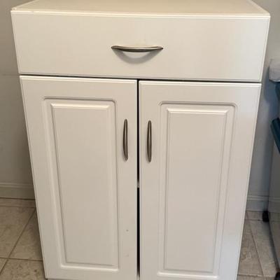 White Utility/Storage Cabinet