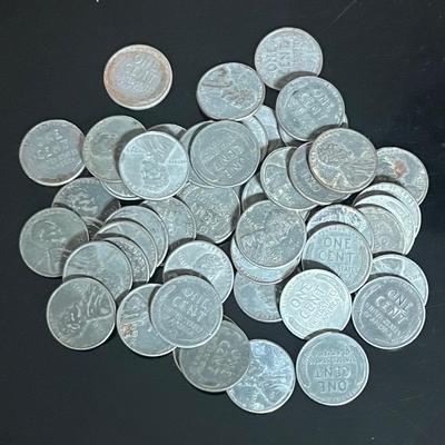 1943 WWII Steel Pennies (50)