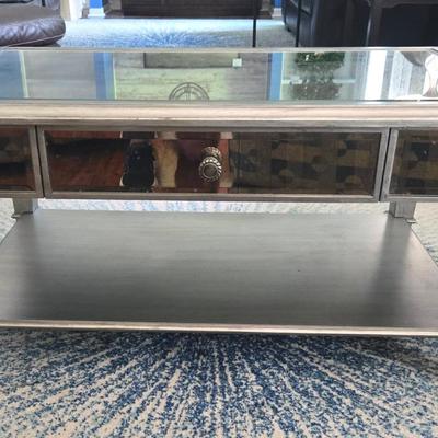 Pier 1 Mirrored  Coffee Table