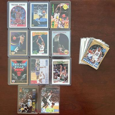 Vintage Basketball Cards. Michael Jordan, Charles Barkley, Larry Bird, Magic Johnson, and More