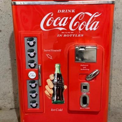 Coca-Cola Plastic Nostalgia Cooler, Dated 1992 Paul Flum Designs