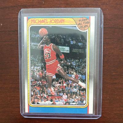 1988 Fleer Basketball Card - Michael Jordan Allstar