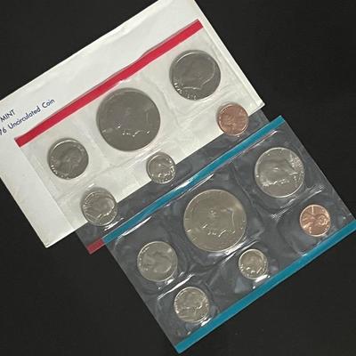 1976 U.S. Mint Uncirculated Bicentennial Coin Set