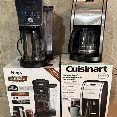 Ninja DualBrew & Cuisinart Grind & Brew Coffee Makers