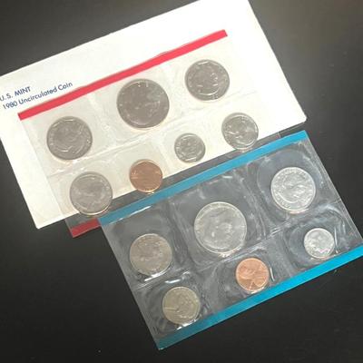 1980 U.S. Uncirculated Mint Set both D & P Mints