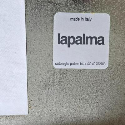 Set Of 3 LAPALMA (Italy) Lem Adjustable Bar Stools, Brushed Steel & Black Leather, Designed By Shin & Tomoko Azumi.
