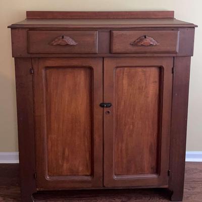 Beautiful  Wooden “Jelly Jar “ Cabinet 