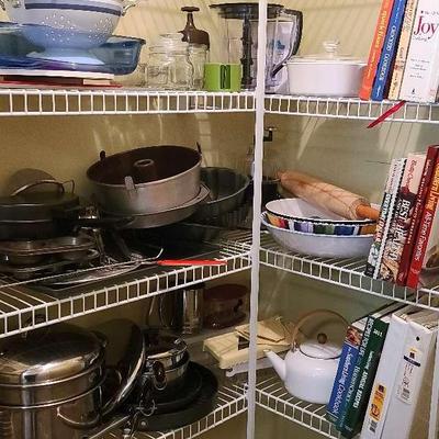 Cookbooks, Pots And Pans, Bakeware Featuring Corning Ware 