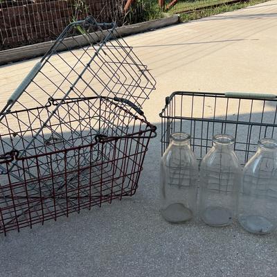 Vintage Metal Baskets