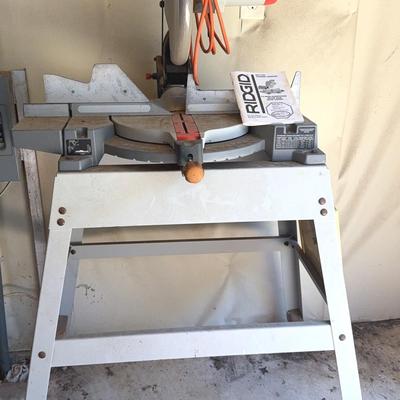 Ridgid 12in Compound Miter Saw with Legset 