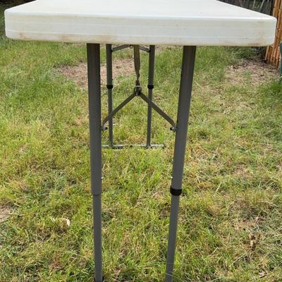 Lifetime foldable table - 4ft - can Adjust A Three Different Heights