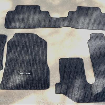 Black Floor mats for Subaru Ascent 