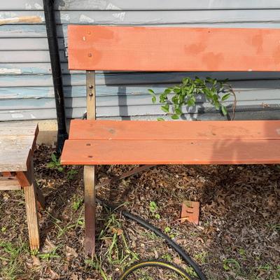 2 Rustic benches 