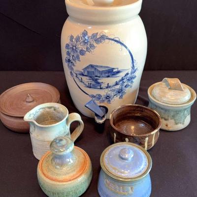 Lot Of Stoneware Variety Of Sizes And Colors 