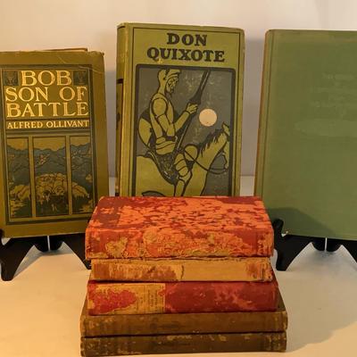 Hardback Vintage Books Including Don Quixote, Black Beauty
